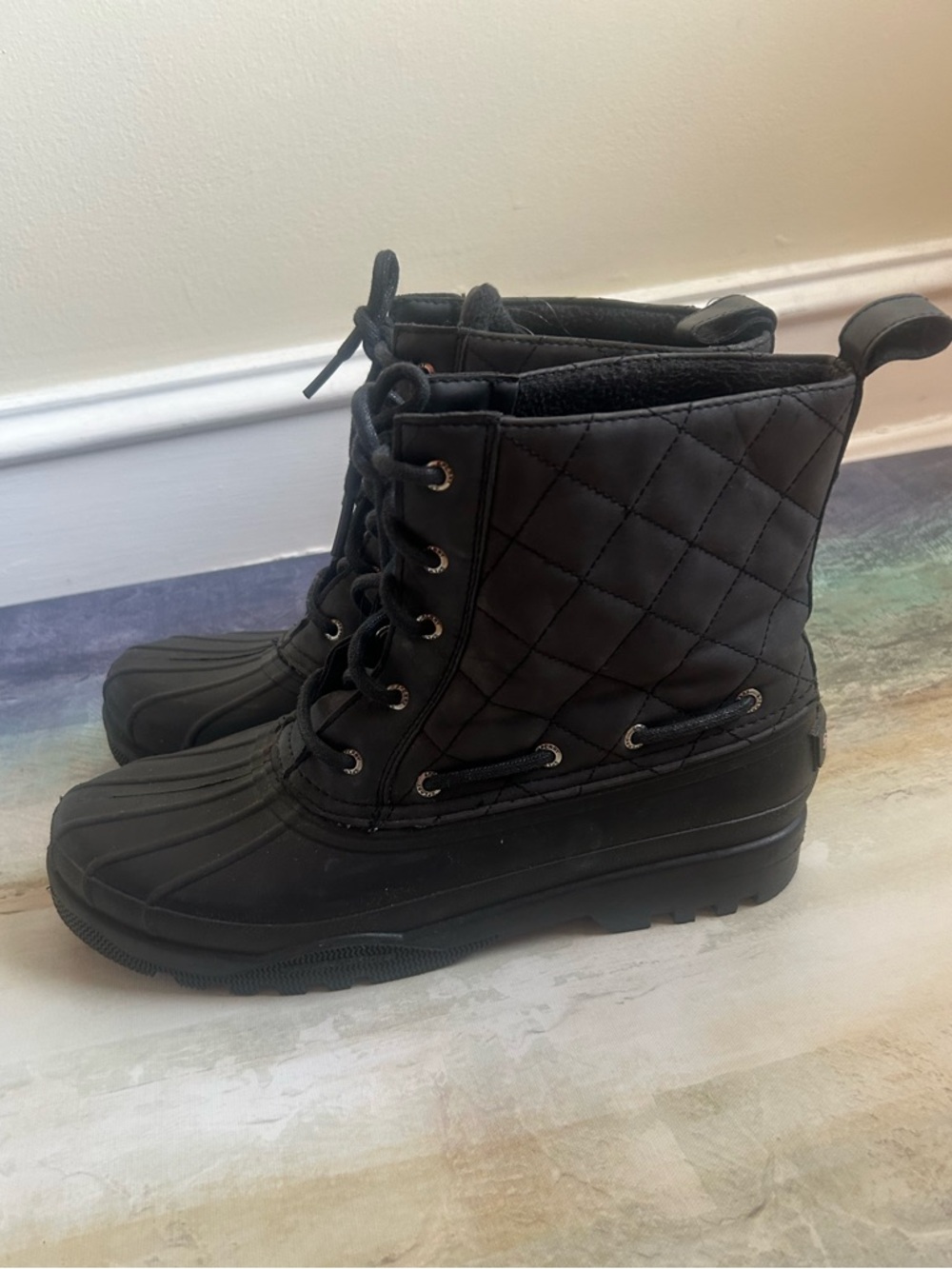 Women’s Sperry Black Duck Boots